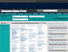 Tablet Screenshot of franchisemart.in